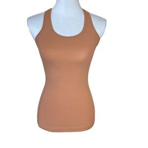 Lululemon Cool Racerback Nulu Tank Desert Sun Tan Size 2